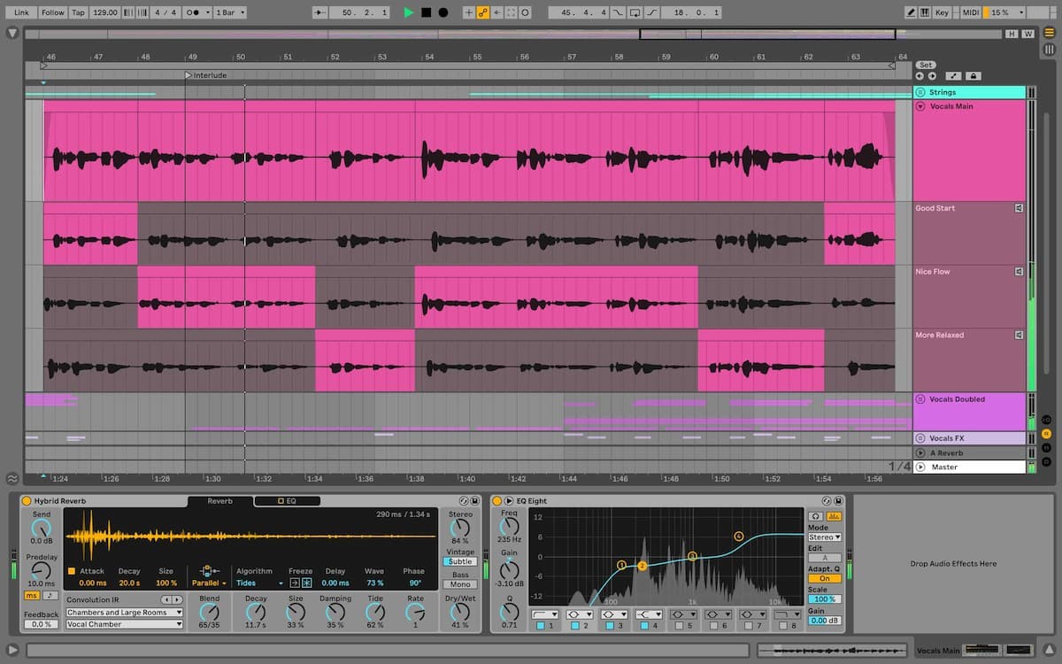 Ableton arrangement view 2