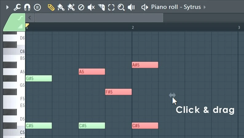 FL Studio Piano Roll